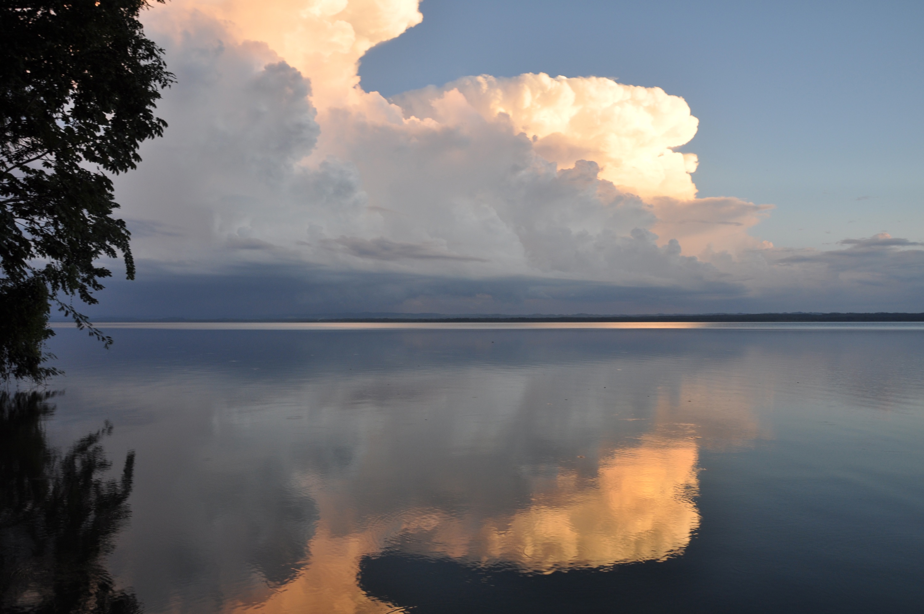 View of Lake Peten Itza from La Lancha lodge